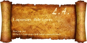 Laposan Adrienn névjegykártya